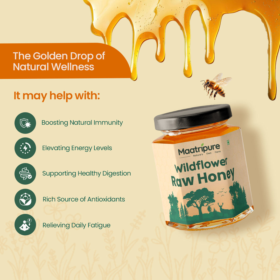 WildFlower Raw Honey | Nature’s Liquid Gold
